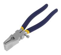 Pince à Verre Métallique pour Vitraux, Acier Carbone 20,6x5,2x2,4cm | Outil de Marquage du Verre, Usage Intensif, Contrôle Précis, pour Pièces Fusionnées et Panneaux