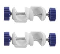 Pince à Vis de Laboratoire Double, Connecteur D’angle 90 Degrés | Support Réglable Multi-angle, Plastique et Métal, pour Tiges de Laboratoire et Montages de Paillasse