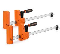 Pince à vis professionnelle, lot de 2, 600 mm, pinces robustes pour bois, force de serrage de 680 kg