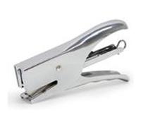 Pince Agrafeuse de Bureau Métal Capacité 25 feuilles WAYTEX 931551 Compacte mécanisme 100% métal, pour agrafes 24/6 et 26/6 - Chromé Métal G