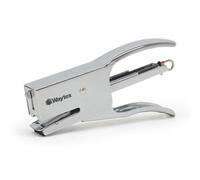Pince Agrafeuse de Bureau 25 feuilles WAYTEX 931550 Compacte 100% métal, pour agrafes 24/6 et 26/6, usage intensif - Chrome Métal G