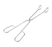 Pince Alimentaire en Acier Inoxydable Antidérapante pour Salades et Bagels | Outil de Service Stable, Usage la Cuisine et Événements Traiteur, Prise Sûre Steak