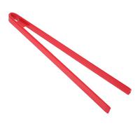 Pince Alimentaire en Silicone Rouge pour Servir Gâteaux et Grillades | Prise Pratique pour Manipuler les Aliments, Surface Lisse, Rangement Compact, Adaptée aux Cuisiniers Amateurs