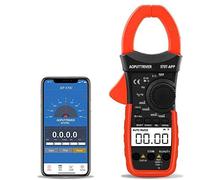 Pince Ampèremétrique AP-570T-APP Multimètre Numérique Bluetooth Voltmètre Plage Automatique Testeur de Courant，Tension，Résistance，Capacité，Fréquence， Continuité，Température avec Application Telephone