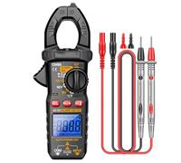 Pince ampèremétrique compteur de courant | Multimètre multifonction 6000 compteurs avec lampe de poche et rétroéclairage pour tension CA/CC courant température capacité
