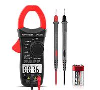 Pince Ampèremétrique Numérique AP-570N 6000Compte TRMS Pince Amperemetrique Sans Contact Mesurer Tension CC/CA，Courant，Résistance，Capacité，Température，Fréquence，Cycle de Service（Batterie Incluse）