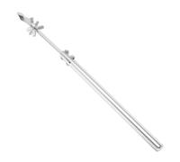 Pince Argenté Thermomètre pour Acier Inoxydable Laboratoire | Support de Précision pour Étudiants, Usage Maison et Laboratoire, Finition Soignée, Haute Fiabilité