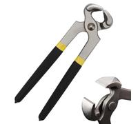 Pince arrache-clous Tenaille à Main de Menuisier à Poignée Antidérapante | Pince Coupe-Bout pour Extraction des Clous pour construction, réparation de bâtiments, atelier, clôture, mur, sol, palett
