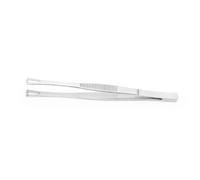HENDI Pincette universelle, tête carrée, pincette de cuisine, dresser, placer et retourner les aliments, lavable au lave-vaisselle, 145mm, inox 18/0