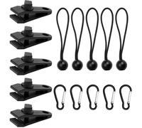 Pince Bache Piscine,30PCS Clips de Fixation Universels pour Bâche de Piscine Clip pour Tente et Enrouleur Accessoires Solides