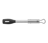 WMF Pince de service pour barbecue, 32,5 cm, en acier inoxydable Cromargan, avec tête en plastique, petite pince à barbecue pour steak, poisson, légumes, mécanisme de verrouillage, peu encombrante