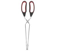 Pince Barbecue Longue en Acier Inoxydable et Plastique pour Cuisson