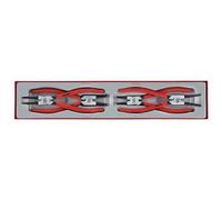 Set Pince circlips TTX-4 tray capacité 40- 100mm 4 pièces Teng Tools TTX474-9