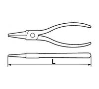 PINCE CIRCLIPS INTERIEURE DROITE 40-100 MM SAM - 190-21A