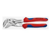 Pince-clé à mâchoires striées 150 mm - Capacité 27 mm - Gainage bi-matière KNIPEX