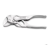 Knipex KNIPEX Clé à molette XS 86 04 100 BK, pince et clé en un, surface gravée rugueuse, chromée, 100 mm Quantité:1