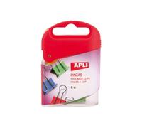 Pince Clip Couleurs Assorties 19 Mm - Apli Agipa