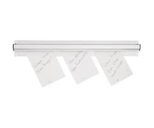 Pince-commandes inox (L)457 mm 4 feuilles, à fixer Gris G