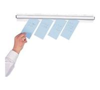 Pince-commandes inox (L)914 mm 7 feuilles, à fixer Gris G