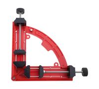 Pince coudée à 90 degrés, double échelle métrique, rouge | Pince d'angle à 90 degrés, pince d'angle en plastique, pinces pour cadre photo, outils de travail du bois