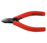 Pince coupante à ras FACOM 110 mm - 425, Rouge et Noir