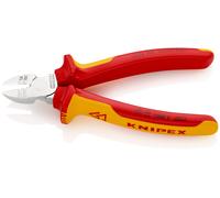 Pince coupante de côté - à dénuder 1,5 à 2,5mm² 160mm Bi-matière Chromé 1000V SC KNIPEX - 1426160SB
