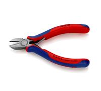 Pince coupante de côté pour électromécanicien 125mm - Ressort - Bi-matière KNIPEX - 7612125