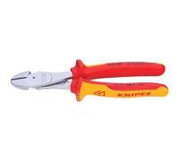 Pince coupante de côté VDE à forte démultiplication 160 mm Knipex 74 06 160