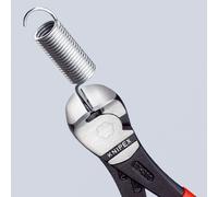 Pince coupante de devant à forte démultiplication 160mm - Gainage PVC - 64 HRC KNIPEX - 6701160