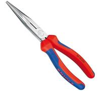 Pince coupante demi-ronde - KNIPEX - becs longs - Acier électrique au vanadium forgé - Rouge