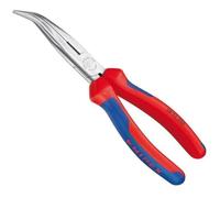 Pince coupante demi-ronde - KNIPEX - becs longs - acier électrique au vanadium forgé - rouge
