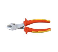 Pince coupante diagonal isolée - Longueur : 160 mm - Longueur utile : 22 mm - Poids : 227 g - MOB OUTILLAGE