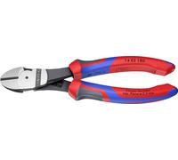 Pince coupante diagonale à forte démultiplication avec facette Knipex 74 02 180 180 mm 1 pc(s)
