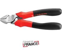 Pince coupante diagonale FACOM 192A.16CPEPB, 160 mm, Poignée plastique, Gris