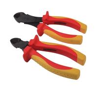 Pince coupante diagonale - MANNESMANN - 185 mm - Jaune et orange - Type: Coupante - Protection: Non