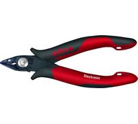 Pince coupante diagonale Wiha Electronic tête large et pointue et ressort de maintien du fil sans lame (27395) 138 mm