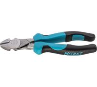 Pince coupante latérale de force HAZET 1802M-22 I Tranchant trempé par induction (dureté : 64 HRC) I Poignée ergonomique bi-matière I Pour une coupe précise des matériaux avec un minimum d'effort'.