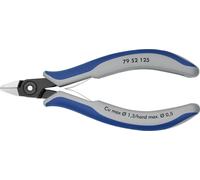 Pince coupante latérale électronique de précision L.125mm Forme 5 Facette oui, très petite pol.KNIPEX