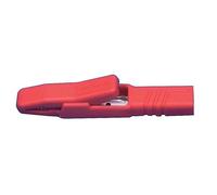 Pince crocodile 25 A rouge SKS Hirschmann 932146101 Ouverture des mâchoires (max.): 9.5 mm Longueur: 78.5 mm 1 pc(s)