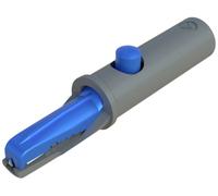 Pince crocodile 6 A bleu Hirschmann Test & Measurement 930126102 Plage de serrage max.: 6 mm Longueur: 53 mm