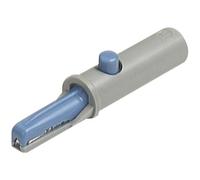 Pince crocodile 6 A bleu SKS Hirschmann 930126102 Ouverture des mâchoires (max.): 6 mm Longueur: 53 mm 1 pc(s)