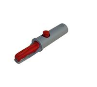 Pince crocodile 6 A rouge Hirschmann Test & Measurement 930126101 Plage de serrage max.: 6 mm Longueur: 53 mm
