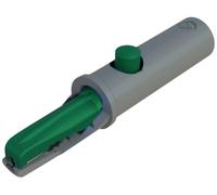 Pince crocodile 6 A vert Hirschmann Test & Measurement 930126104 Plage de serrage max.: 6 mm Longueur: 53 mm