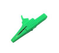 Pince Crocodile à gaine entièrement fermée, 32a, ouverture en cuivre pur courant élevé de 30mm, petite pince Test haute tension 4mm, prise A2(Green)