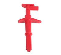 Pince Crocodile de Test 10a 4mm Rouge pour Multimètre et Circuits | Acier Inoxydable, Cuivre et Pa, Ouverture 16mm, Prise 4mm, Usage Délicat