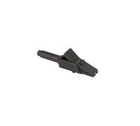 Pince crocodile isolée, noir, connecteur femelle 4 mm - ma 260sh