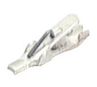 Pince crocodile miniature 0.5 A blanc SKS Hirschmann 930476001 Ouverture des mâchoires (max.): 1 mm Longueur: 17 mm 1 pc