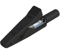 Hirschmann Test & Measurement MA 1 Pince crocodile miniature noir Plage de serrage max.: 4 mm Longueur: 41.5 mm 1 pc(s)