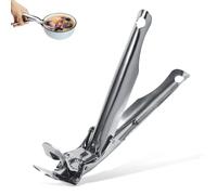 pince cuisine,Anti-BrûLure Bol Clip,Pince en Acier Inoxydable,pinces de cuisine,Anti-Chaud Anti-DéRapant Bol Clip,pinces alimentaire Anti-brûlure Pincess à Aliments Clips