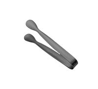 Pince Cuisine Pince à glaçons en acier inoxydable, pince sucre, glace, de cuisine for servir les aliments, seau for restaurant, hôtel pour Cuisson(Black)